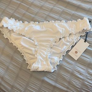 SHADE & SHORE  white bikini bottoms